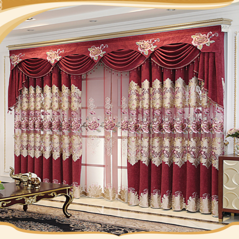 European Style Curtains for Living Dining Room Bedroom...