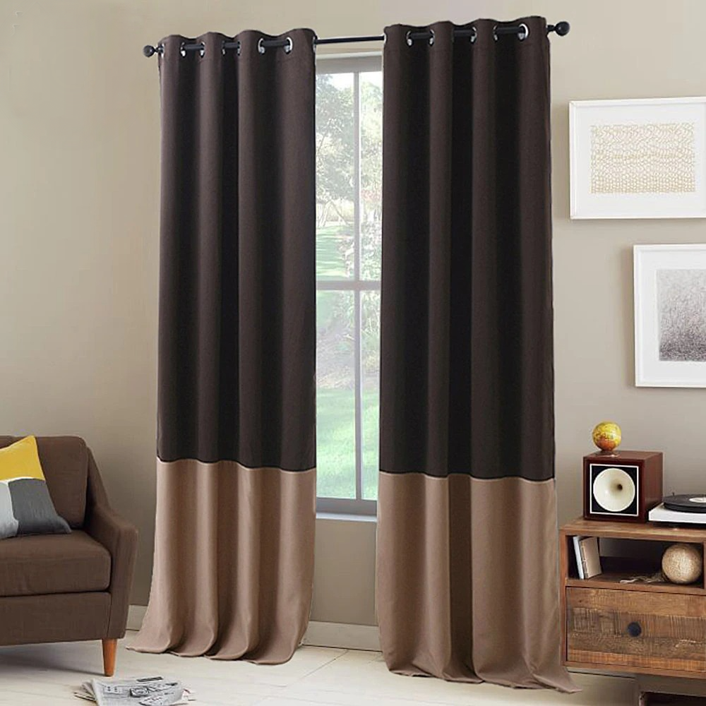 1PC Morden Blackout Window Curtains Grommet Drapery...